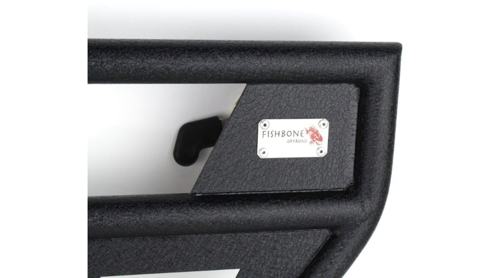 Fishbone Offroad Front and Rear Tube 4 Doors, Jeep Wrangler JK 2007 - 2018, Black Textured, FB24022