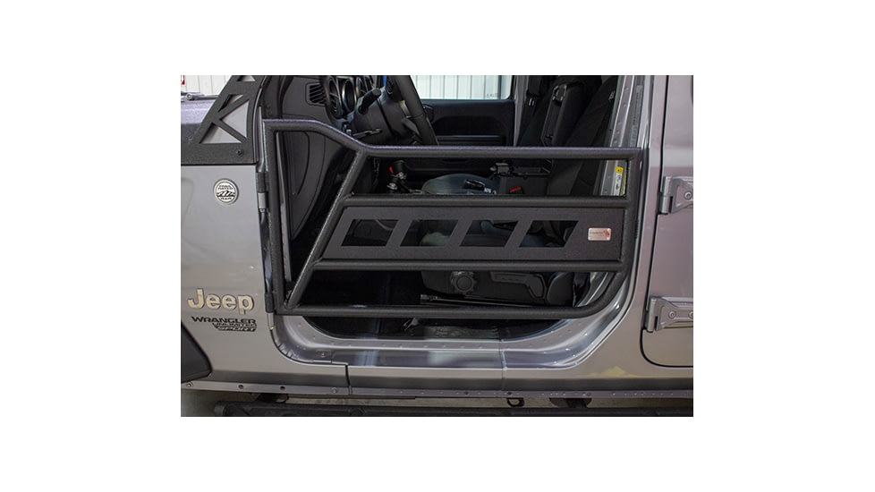 Fishbone Offroad Front Tube Doors, 2 Doors, Jeep Wrangler JL 2018 - 2020, Black Textured, FB24087