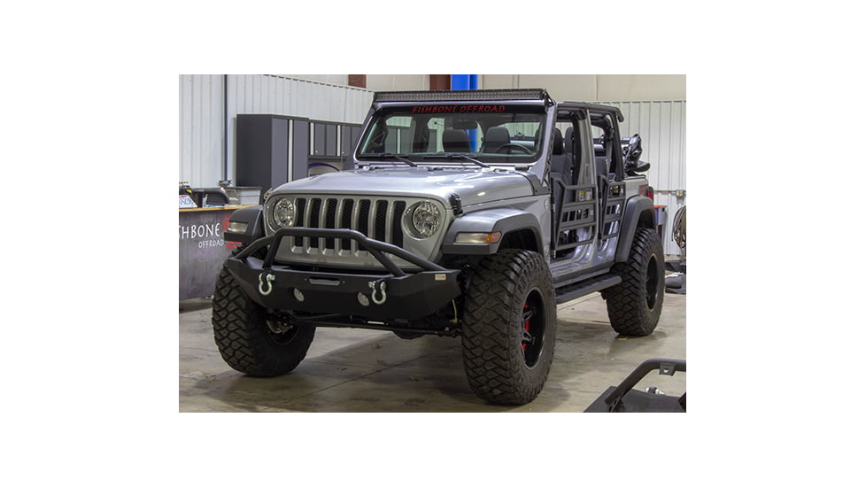 Fishbone Offroad Front and Rear Tube Doors, Jeep Wrangler JL 2018 - 2020, Black Textured, FB24086