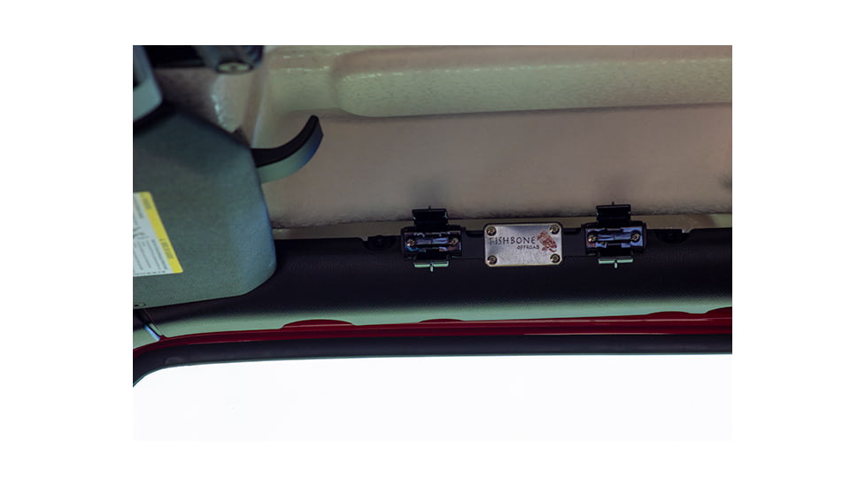 Fishbone Offroad Front Roll Bar Flashlight Mount, Jeep Wrangler JL 2018 - 2020, Black, FB25092, EDEMO1