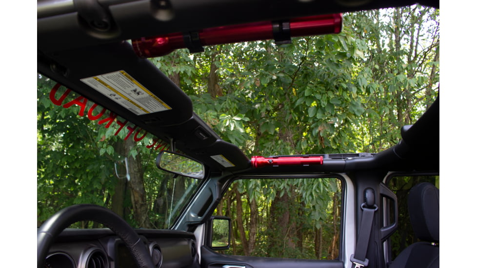 Fishbone Offroad Front Roll Bar Flashlight Mount, Jeep Wrangler JL 2018 - 2020, Black, FB25092, EDEMO1