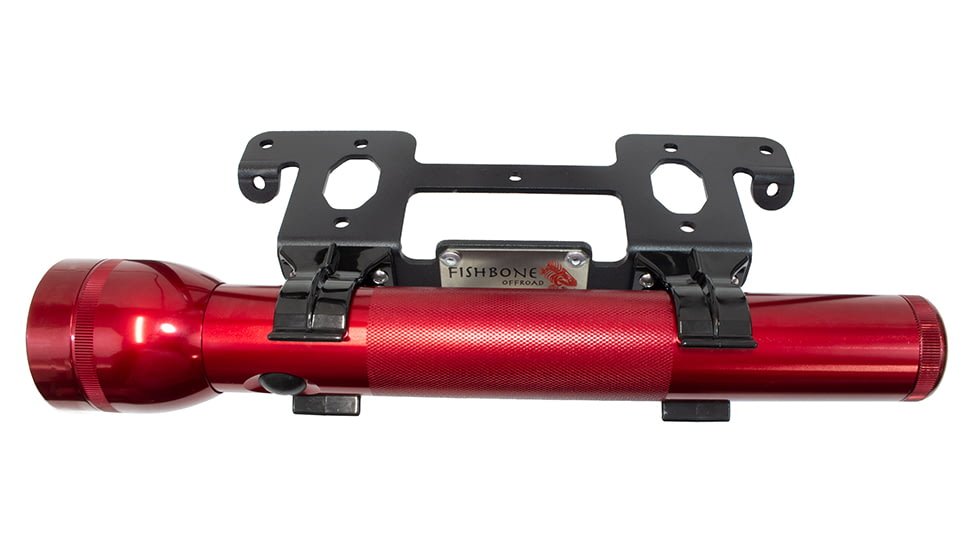 Fishbone Offroad Front Roll Bar Flashlight Mount, Jeep Wrangler JL 2018 - 2020, Black, FB25092, EDEMO1