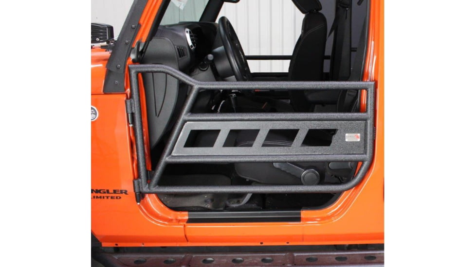 Fishbone Offroad Front Tube 2 Doors, Jeep Wrangler JK 2007 - 2018, Black Textured, FB24023