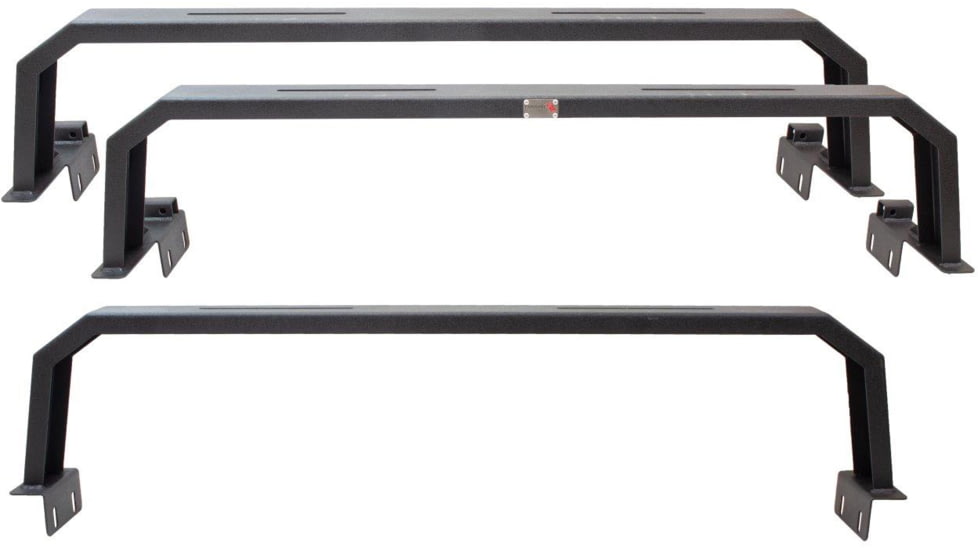 Fishbone Offroad Gladiator Bed Rack Tackle Rack for Jeep Gladiator JT 2018 - 2020, Black, FB22150