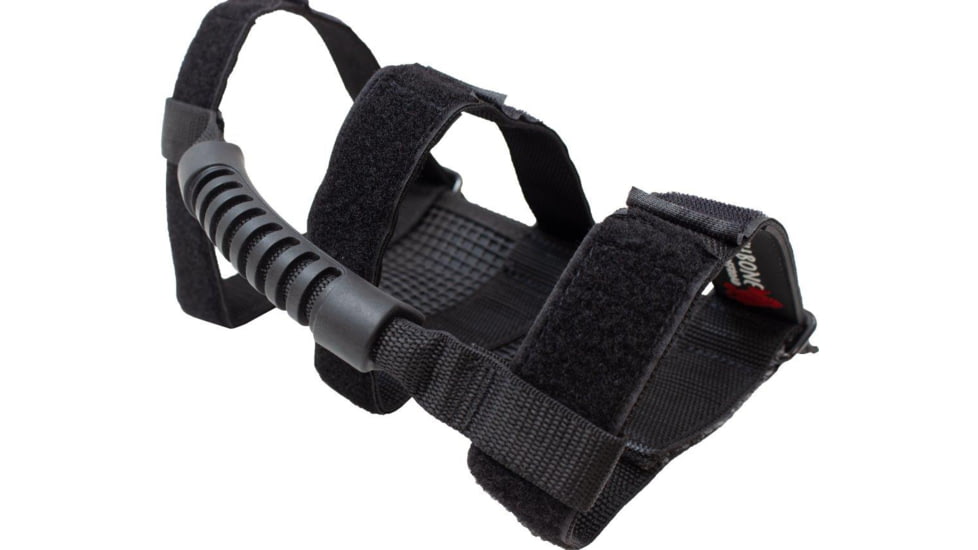 Fishbone Offroad Grab Handles w/ Three Straps, Black, FB55153