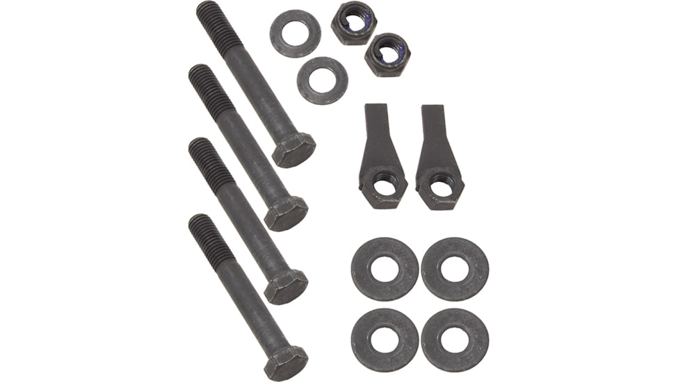 Fishbone Offroad JK Rear D-Ring Frame Mounts for Jeep Wrangler JK 2007 - 2018, Black, FB22136