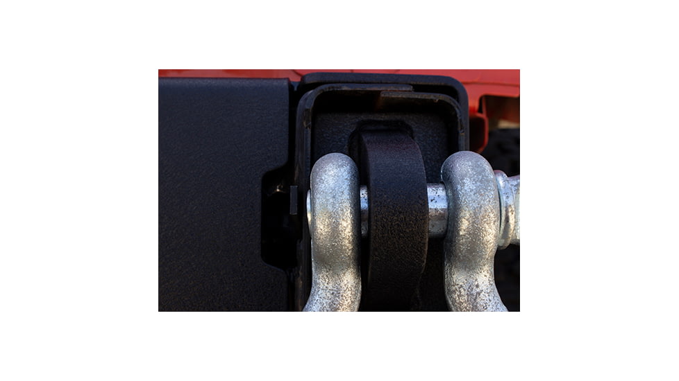 Fishbone Offroad JK Rear D-Ring Frame Mounts for Jeep Wrangler JK 2007 - 2018, Black, FB22136