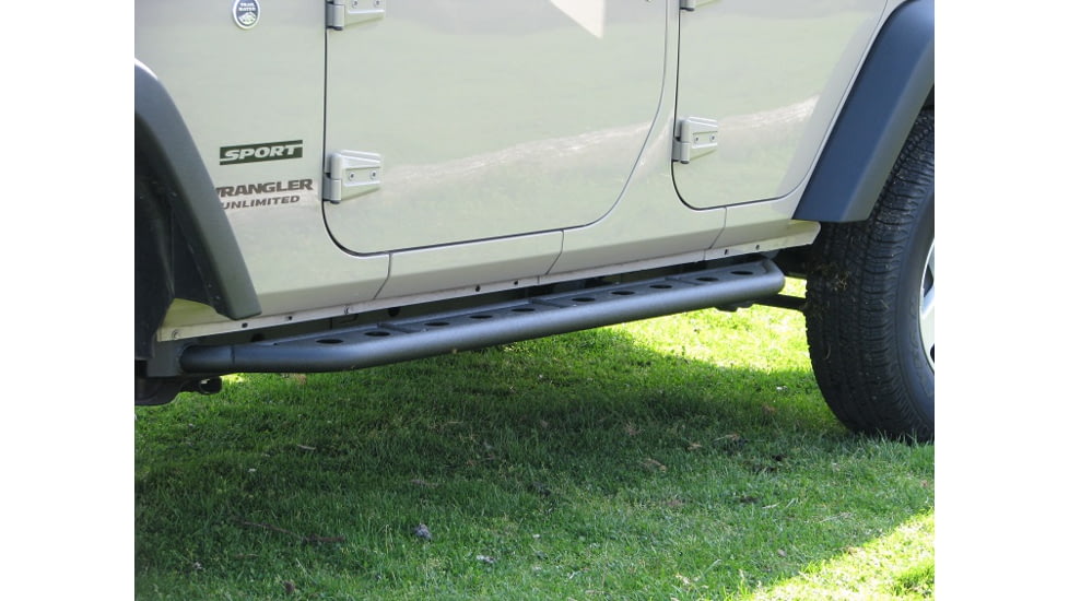 Fishbone Offroad JK Step Slider, 4 Door, Jeep Wrangler JK 2007 - 2018, Black Textured, FB23070