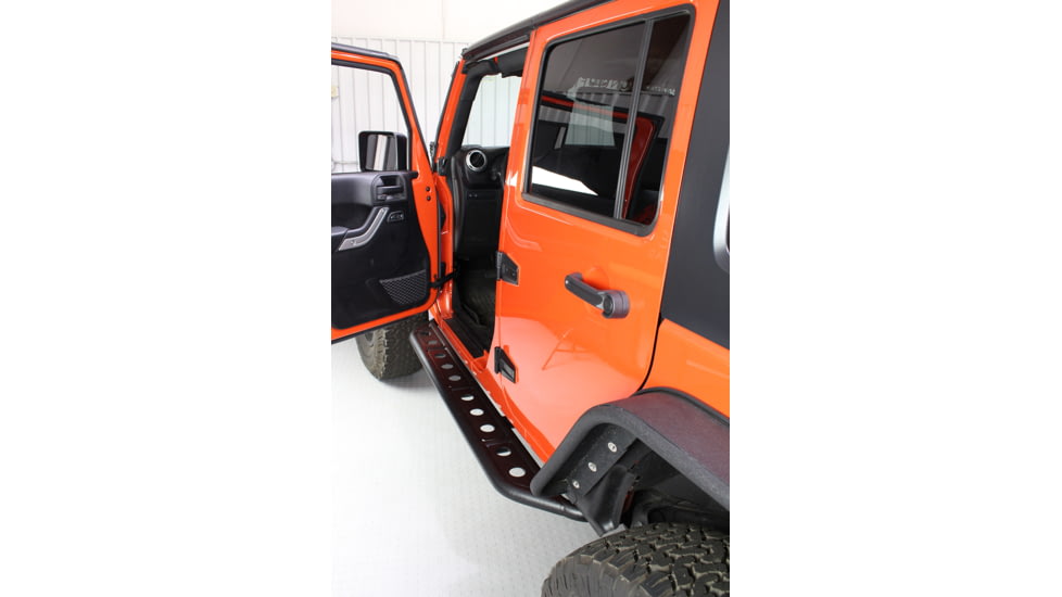 Fishbone Offroad JK Step Slider, 4 Door, Jeep Wrangler JK 2007 - 2018, Black Textured, FB23070