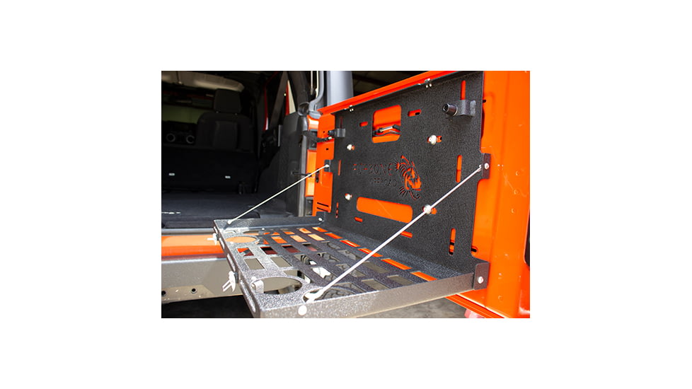 Fishbone Offroad JK Tailgate Table, Jeep Wrangler JK 2007 - 2018, Black, FB25137