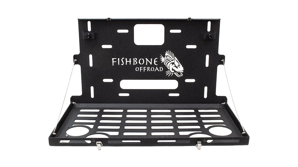 Fishbone Offroad JK Tailgate Table, Jeep Wrangler JK 2007 - 2018, Black, FB25137