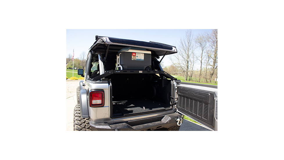 Fishbone Offroad JL Interior Storage Rack, Jeep Wrangler JL 2018 - 2020, Black Textured, FB25113
