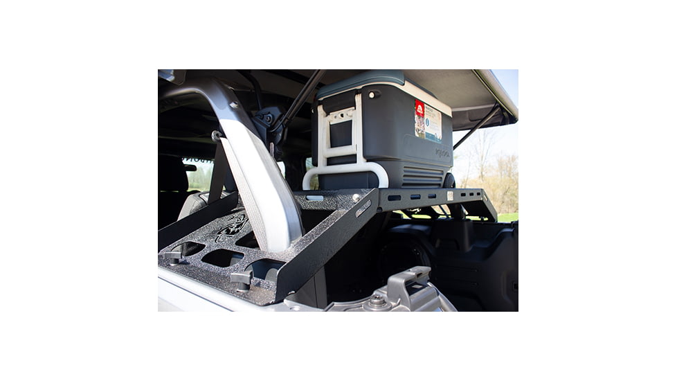 Fishbone Offroad JL Interior Storage Rack, Jeep Wrangler JL 2018 - 2020, Black Textured, FB25113