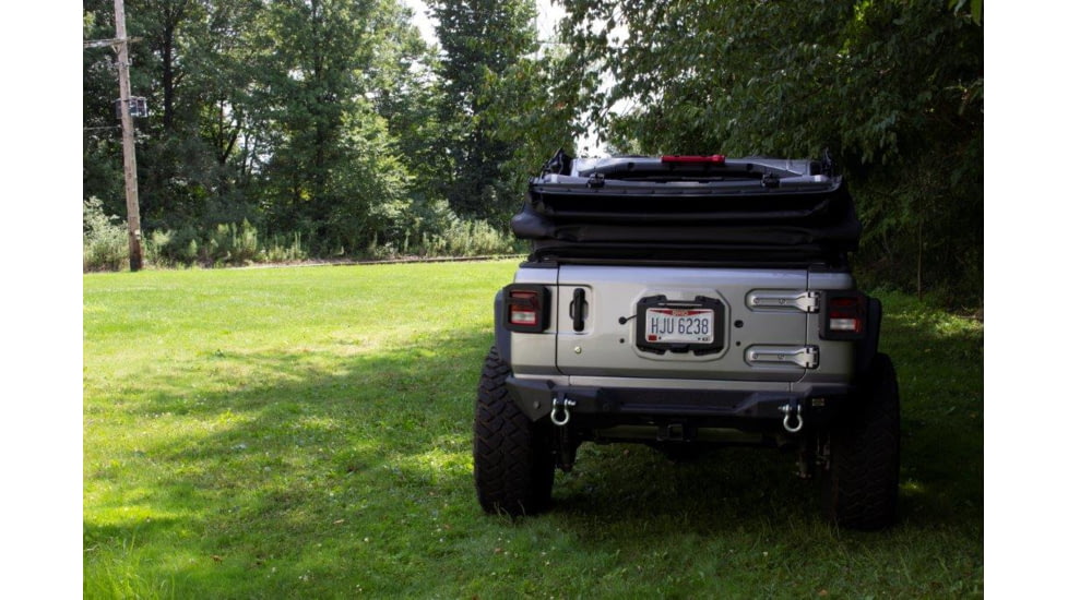 Fishbone Offroad JL Mako Rear Bumper, Jeep Wrangler JL 2018 - 2020, Black Textured, FB22089