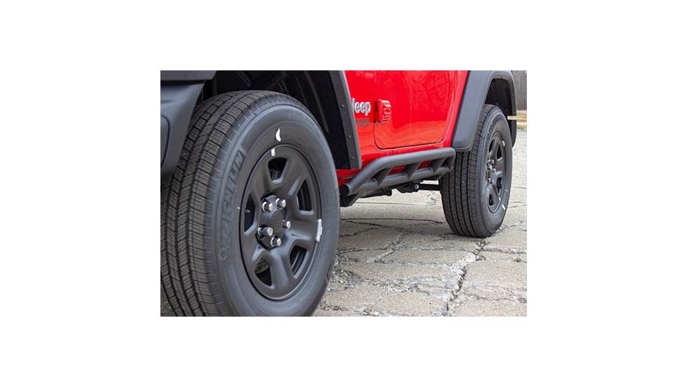 Fishbone Offroad JL Rocker Guard, 2 Door, Jeep Wrangler JL 2018 - 2020, Black Textured, FB21097