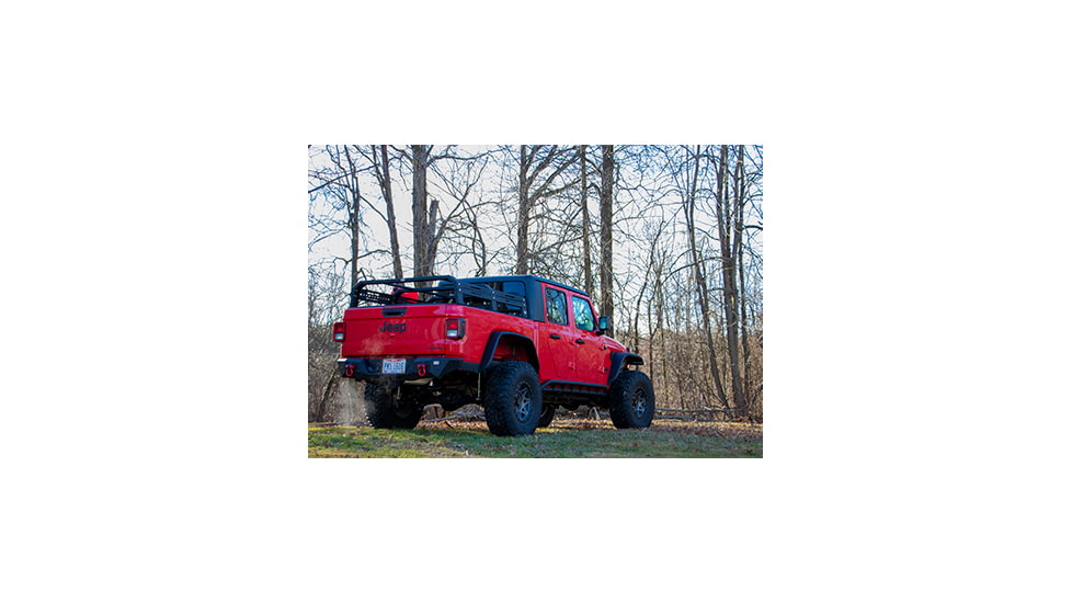 Fishbone Offroad JT Gladiator Mako Rear Bumper for Jeep Gladiator JT 2018 - 2020, Texture Black, FB22149