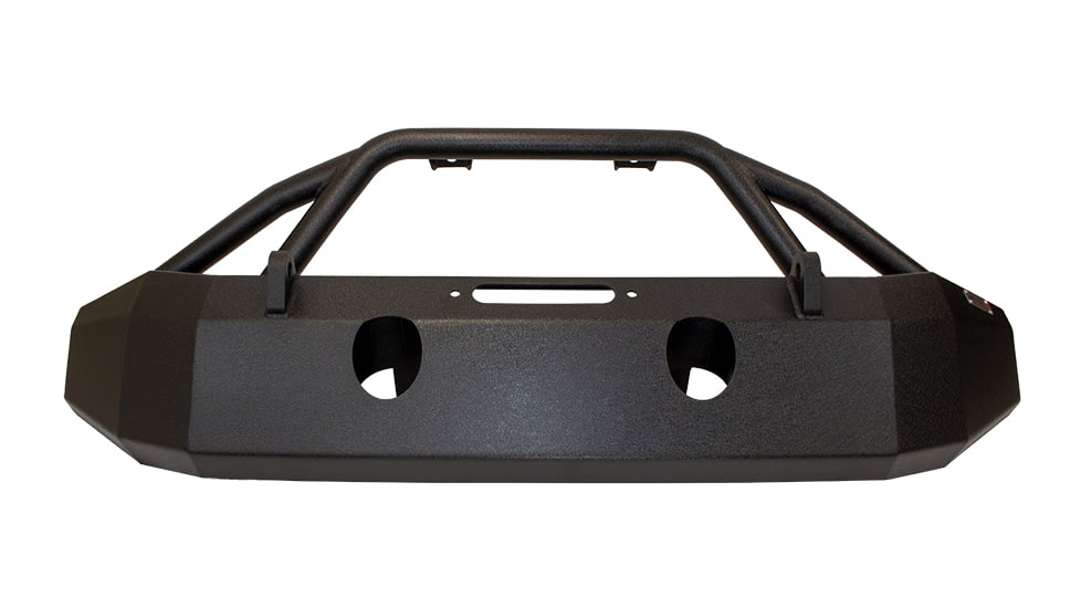 Fishbone Offroad Mid-Width Winch Front Bumper, Jeep Wrangler JL 2018 - 2020, Black Textured, FB22088