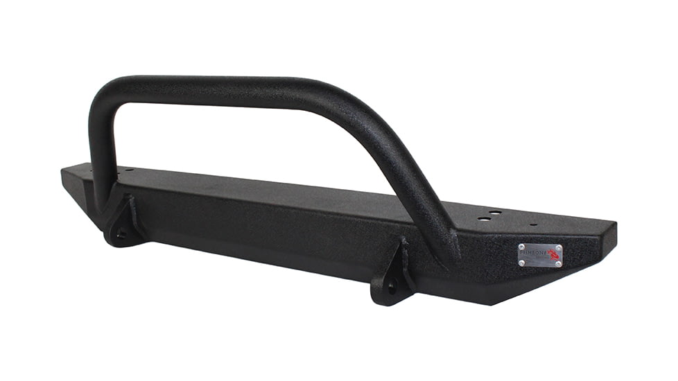 Fishbone Offroad Piranha Front Bumper w/Winch Guard, Jeep Wrangler TJ 1997 - 2006, Black Textured, FB22048
