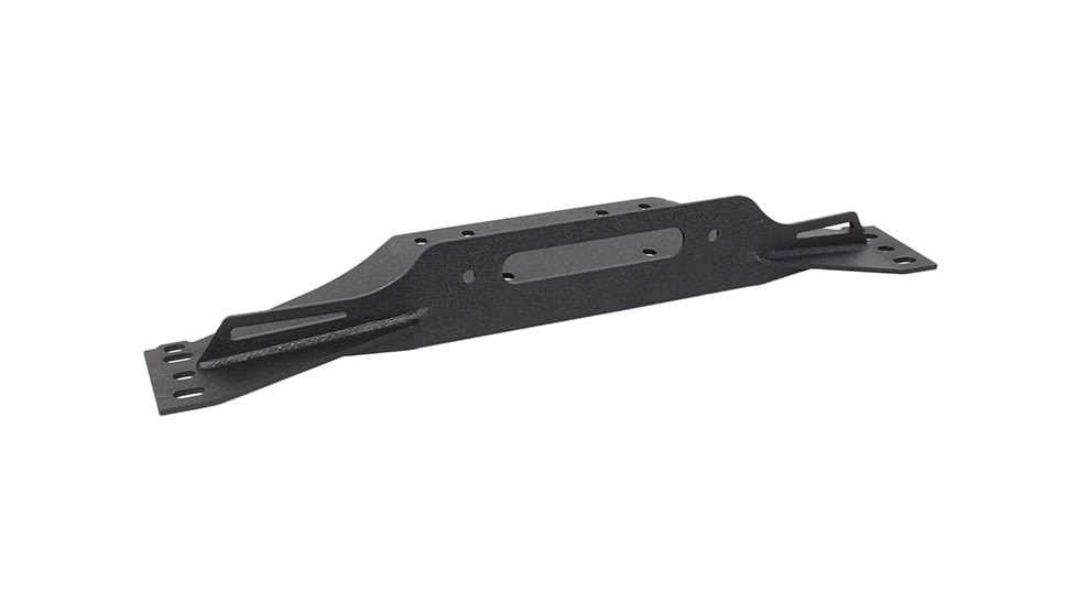 Fishbone Offroad Piranha Series Winch Plate, Jeep Wrangler TJ 1997 - 2006, Black Textured, FB21052