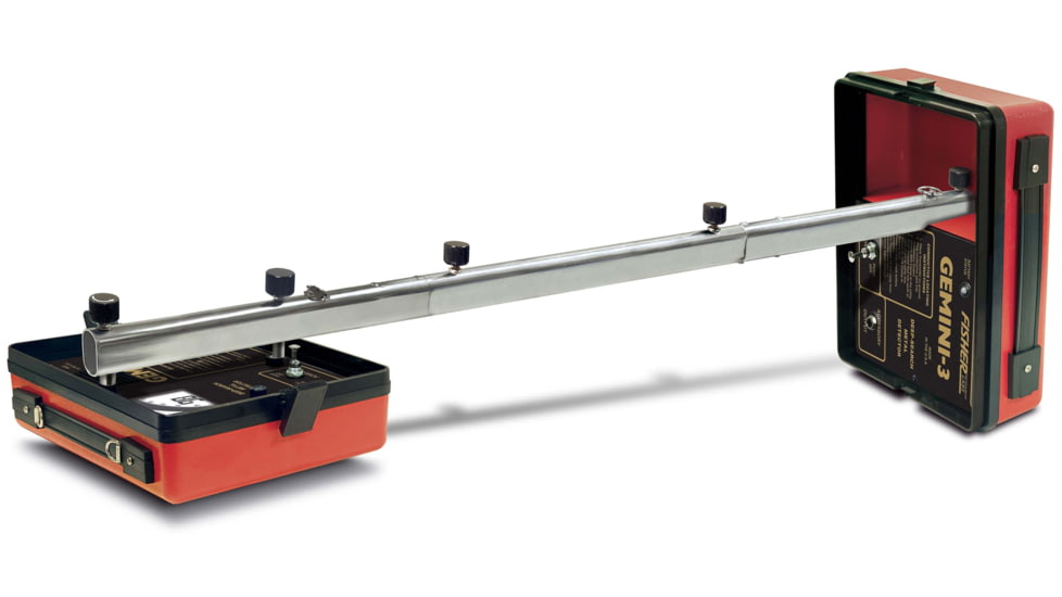 Fisher Gemini-3 Metal Detector, Black, Standard, GEMINI3