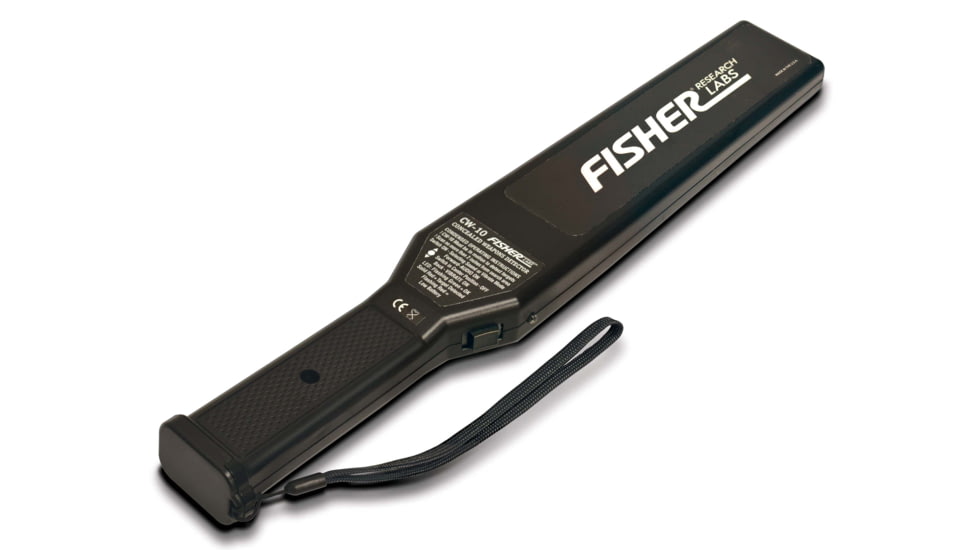 Fisher Security CW-10 Hand-Held Security Metal Detector, Black, CW10