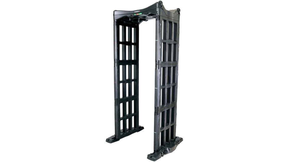 Fisher Security M-Scope 220V Portable Walkthrough Security Metal Detector, Black, MSCOPE-220