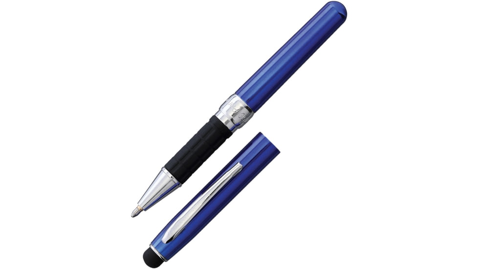Fisher Space Pen Blueberry Executive Style Pen w/Comfort Grip and Stylus FSPX750BS