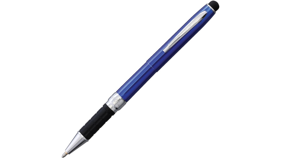 Fisher Space Pen Blueberry Executive Style Pen w/Comfort Grip and Stylus FSPX750BS