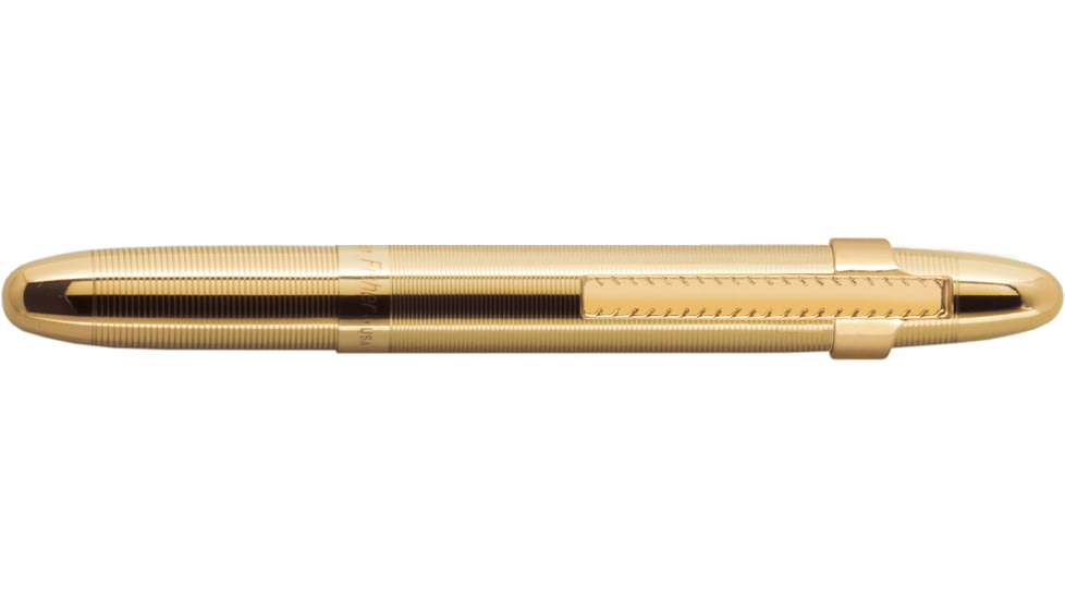 Fisher Space Pen Brass Lacquered Bullet Pen with Clip FSP400GGCL