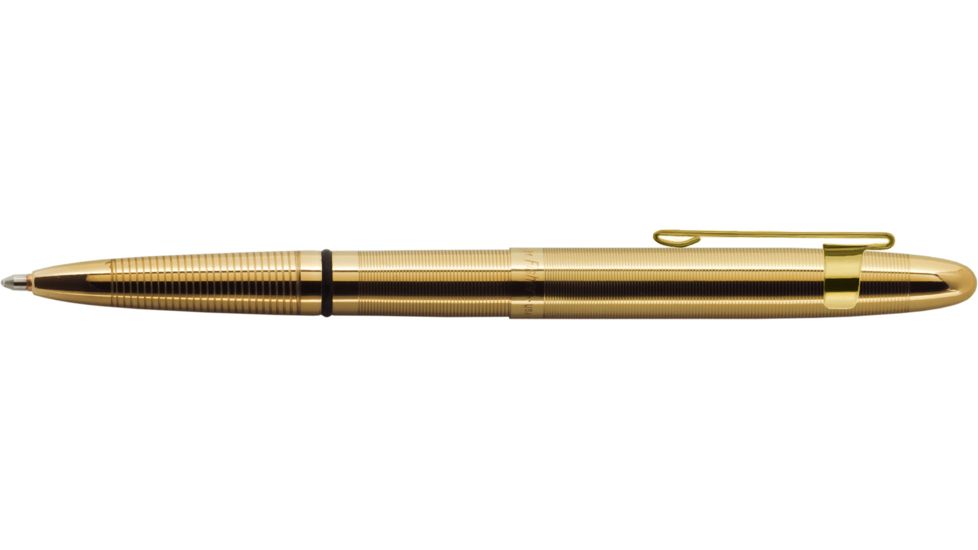 Fisher Space Pen Brass Lacquered Bullet Pen with Clip FSP400GGCL
