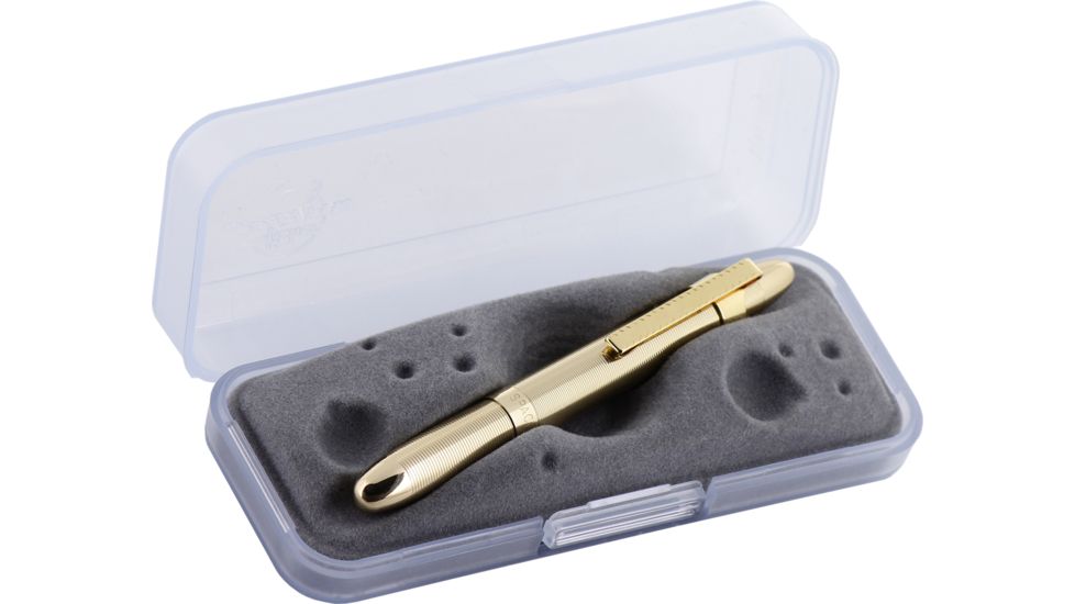 Fisher Space Pen Brass Lacquered Bullet Pen with Clip FSP400GGCL