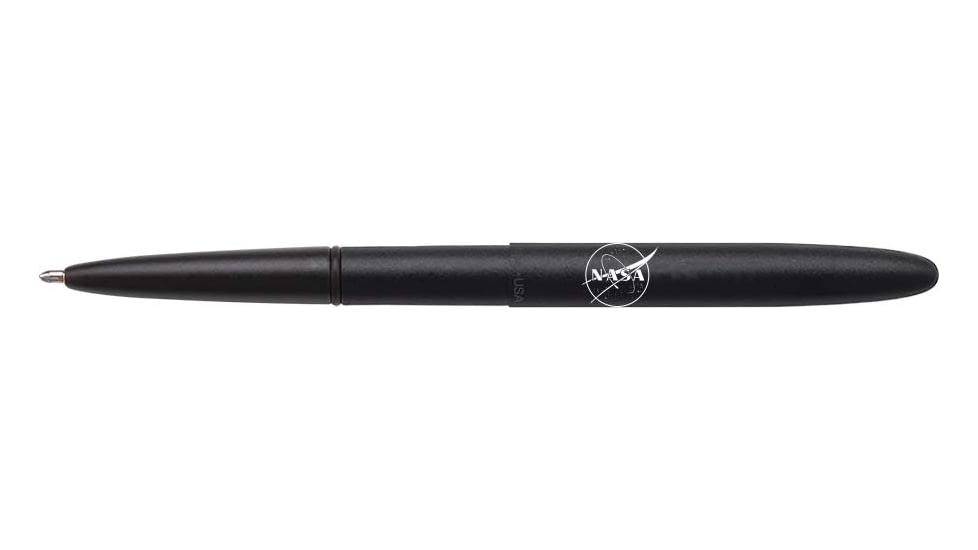 Fisher Space Pen Bullet Space Pen w/ NASA Meatball Logo, Matte Black, 400B-NASAMB