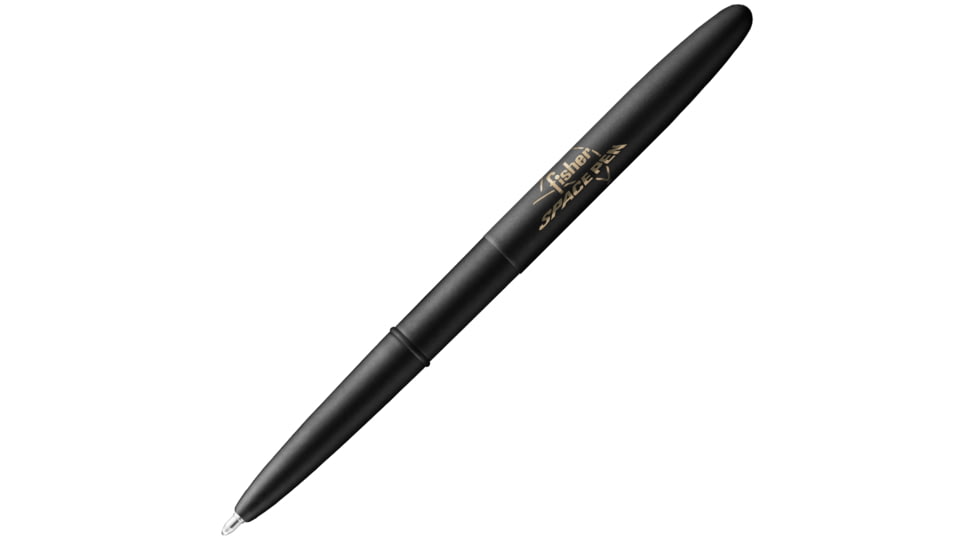 Fisher Space Pen Bullet Space Pen with Logo Matte Gift Boxed, Black, 400B/FSP