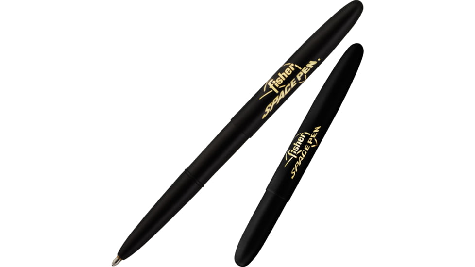 Fisher Space Pen Bullet Space Pen with Logo Matte Gift Boxed, Black, 400B/FSP