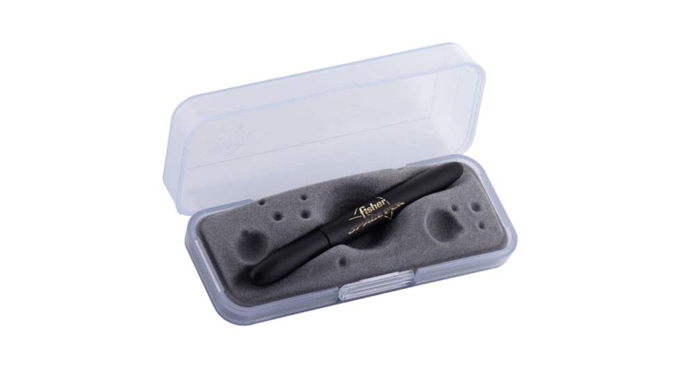 Fisher Space Pen Bullet Space Pen with Logo Matte Gift Boxed, Black, 400B/FSP