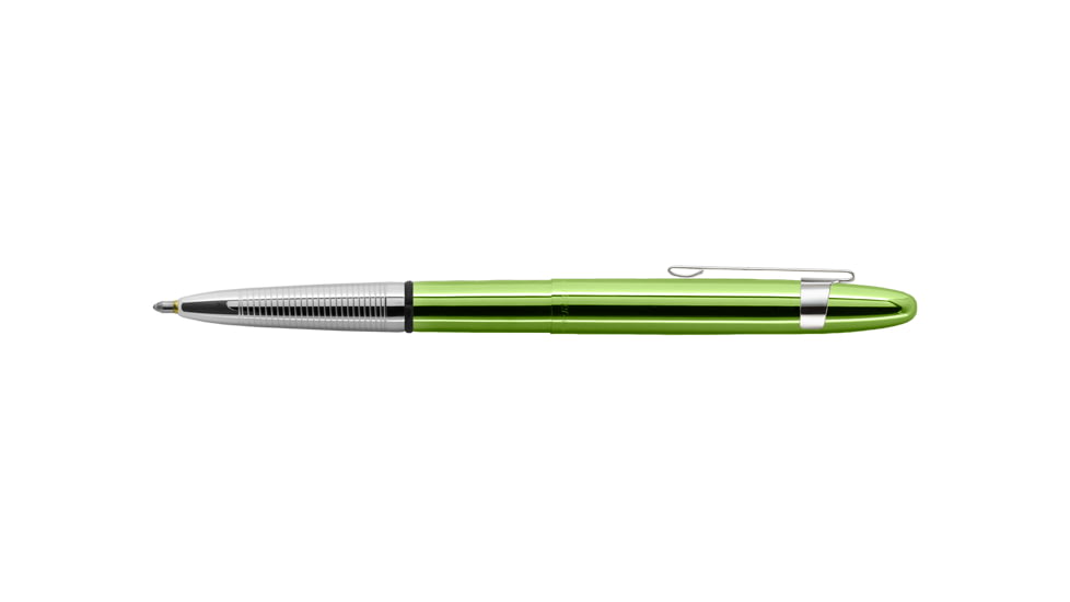 Fisher Space Pen Lime Green Powder Coated with Clip FSP400LGCL