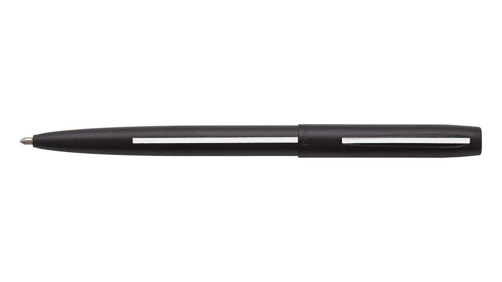 Fisher Space Pen Non-Reflective EMS Cap-O-Matic Space Pen, Matte Black/White Line, M4BMWL