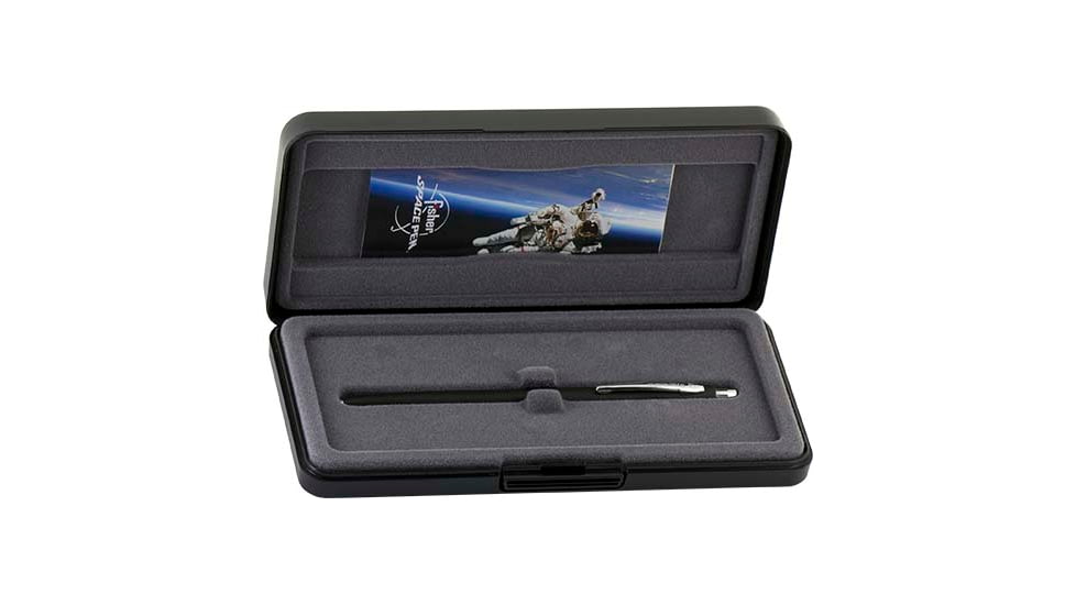 Fisher Space Pen Shuttle Space Pen with Chrome Accents, Matte Black/Chrome, CH4BC