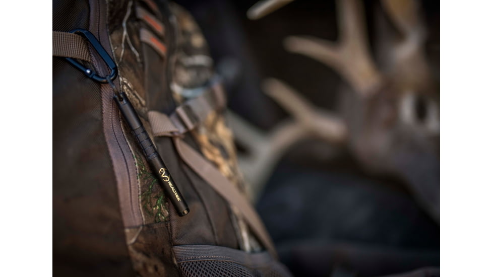 Fisher Space Pen Trekker Keyring Space Pen with RealTree Logo, Matte Black, 725B-RT