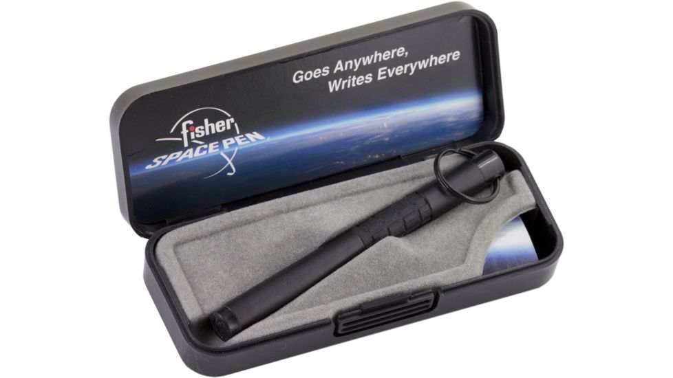 Fisher Space Pen Trekker Pen, Black, w/Key Ring, Lanyard, &amp; Carabiner Clip FSP725B