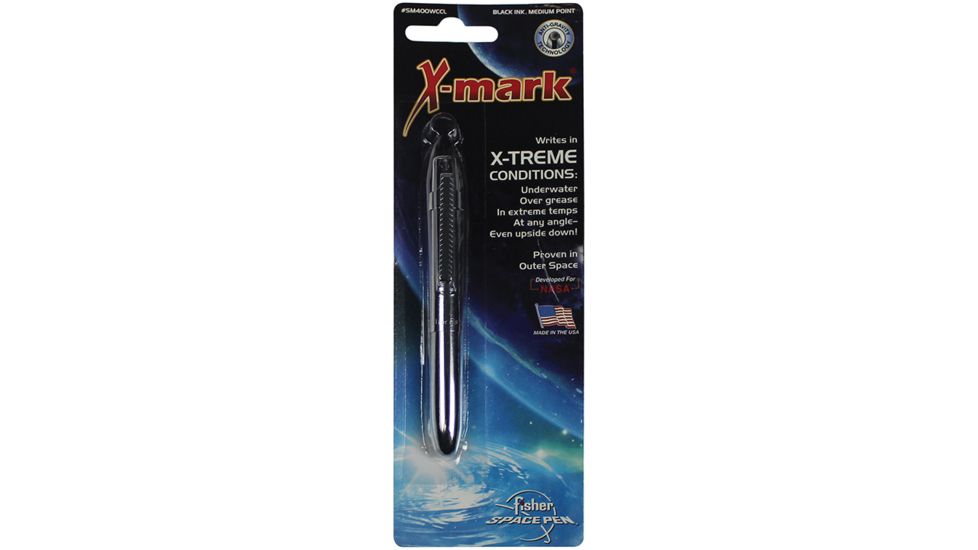 Fisher Space Pen X-Mark Bullet Space Pen, Chrome SM400WCCL