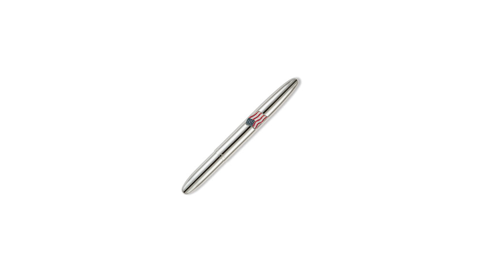 Fisher Space Pen Chrome Bullet with American Flag Emblem FSP600AF