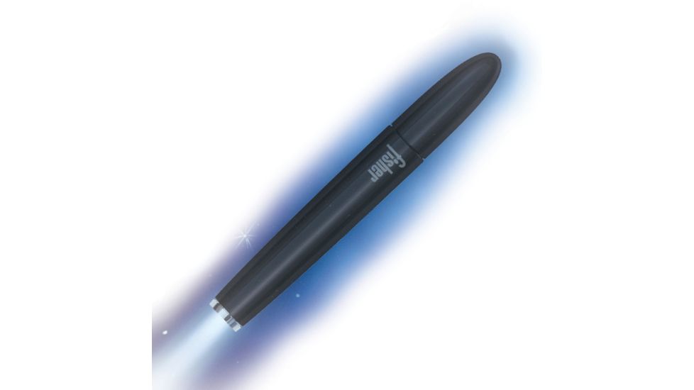 Fisher Space Pen Matte Black Beam, White LED Bulb FSPS400BBEAM