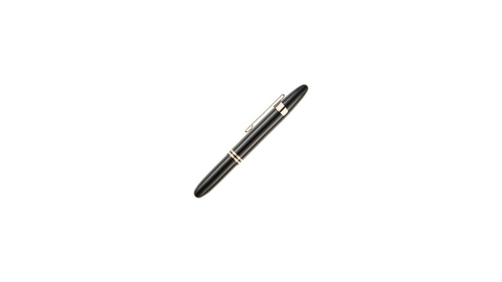 Fisher Space Pen Shiny Black Lacquered with Gold Clip FSP400SBGCL