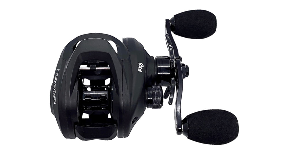 Fitzgerald Fishing FX8 7.0-1 Reel Combos, Right Hand, Black, 7ft3in, FX8R-Combo