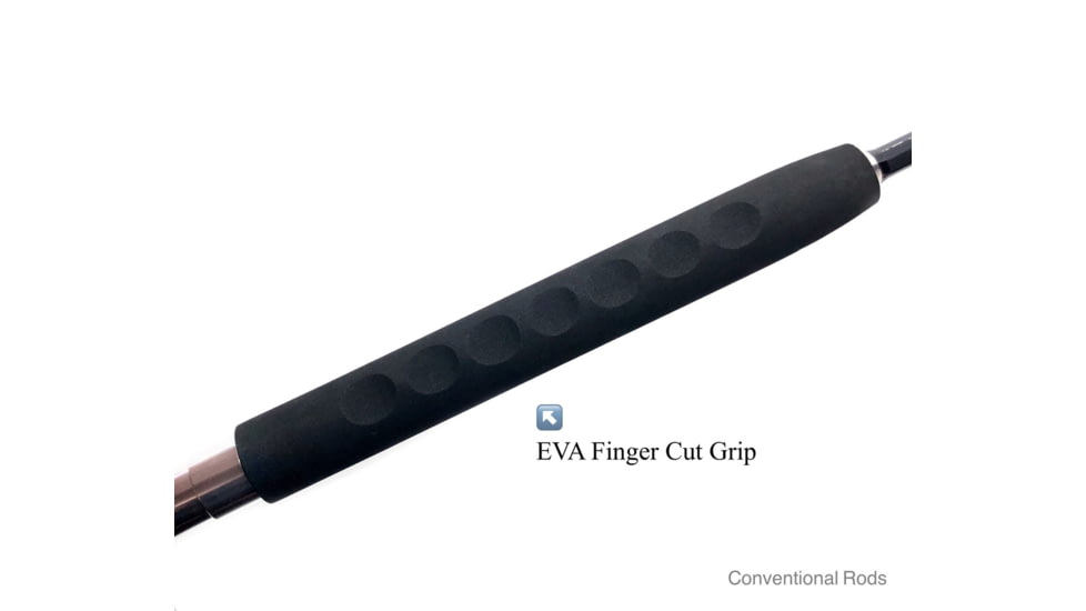 Fitzgerald Fishing Stunner HD Saltwater Series Rods, X Heavy Spinner, Black, 6ft0in, ST60XHS