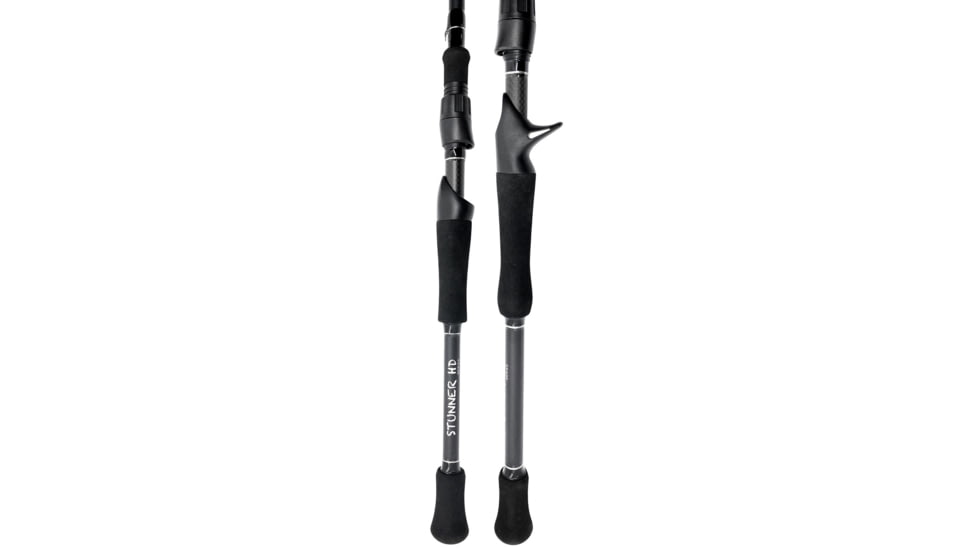 Fitzgerald Fishing Stunner HD Series Rods, Medium Heavy Casting, Black, 6ft8in, ST68MH