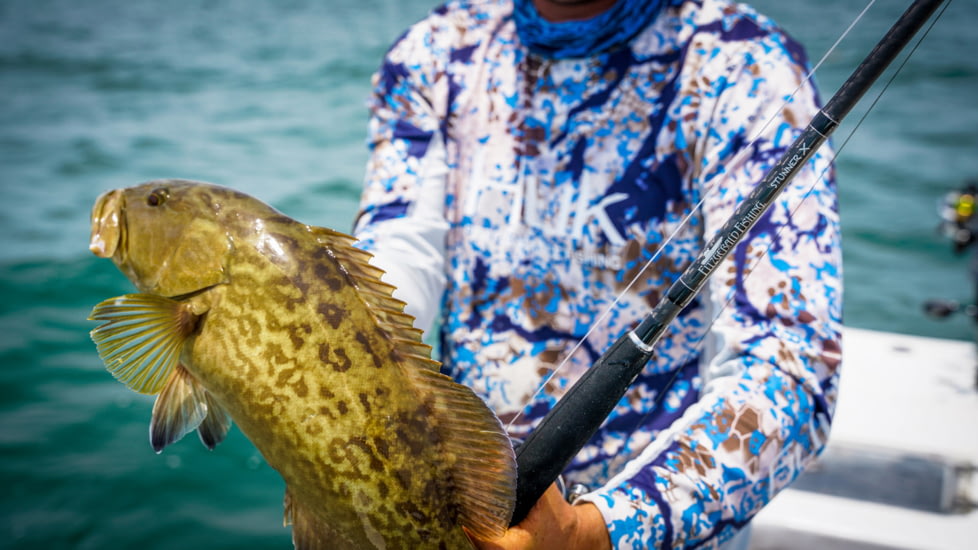 Fitzgerald Fishing Stunner X Series Offshore Rods, X Heavy Spinning, Black, 7ft2in, ST72XHS