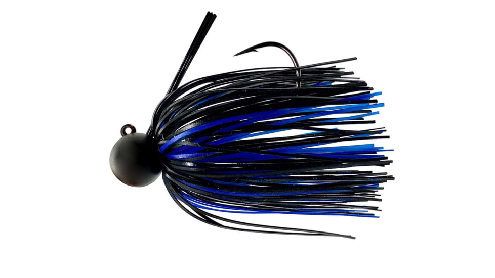 Fitzgerald Fishing Thrift Tungsten Micro Jig, Black/Blue, 1/2oz, FFTMJ12BB