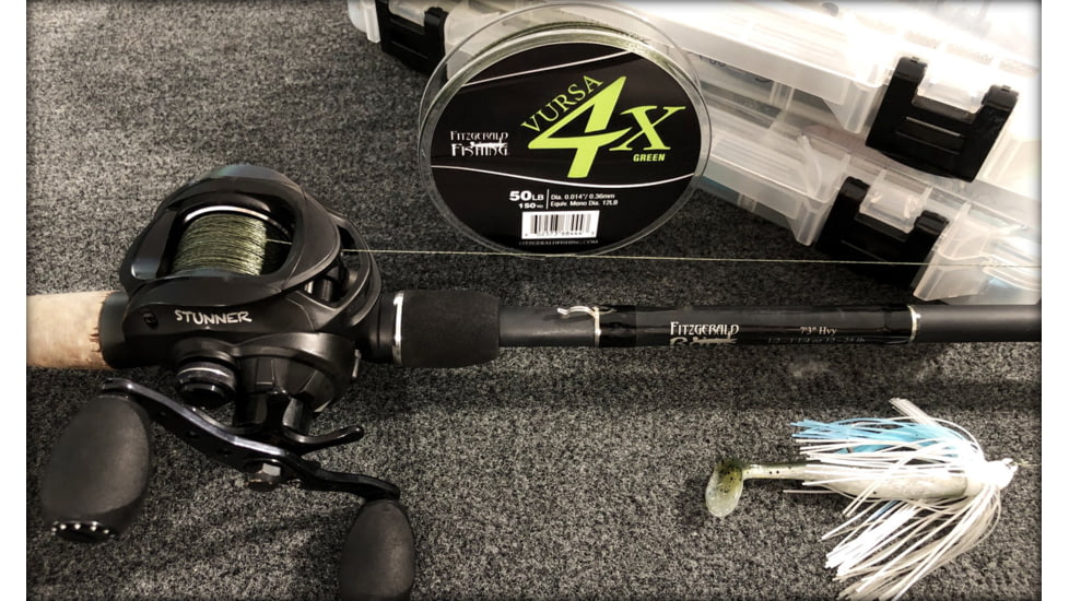 Fitzgerald Fishing Vursa Braid 4X Line, 30lb, Yellow, 300yds, VBY4X30300
